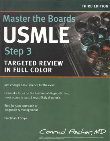 Image of - Master The Boards Usmle Step 3-Targeted Review In Full Color | Paperback