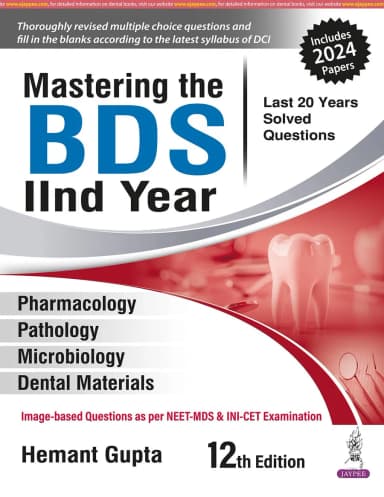 Image of - Mastering The Bds Iind Year (Last 20 Years Solved Questions) | Paperback