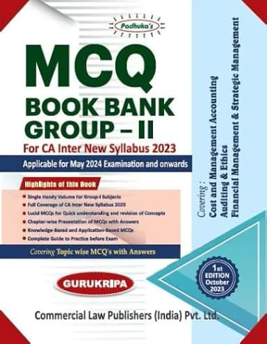 Image of - MCQ Book Bank Group-II 1st Edition