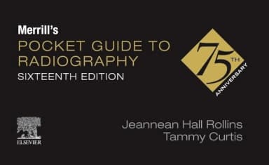 Image of - Merrill's Pocket Guide to Radiography -16th Edition