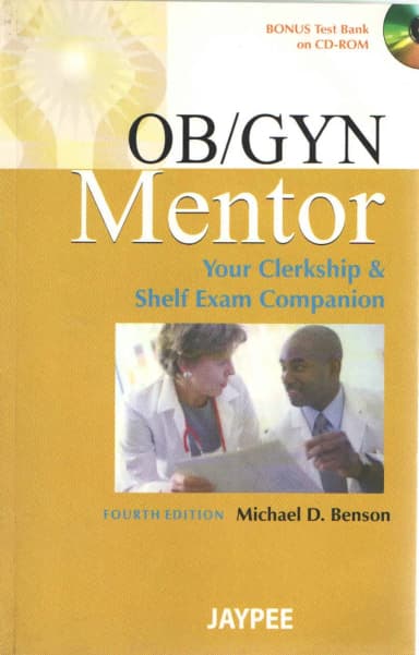 Image of - Ob/Gyn Mentor:Your Clerkship And Shelf Exam Companion With Cd Rom | Paperback