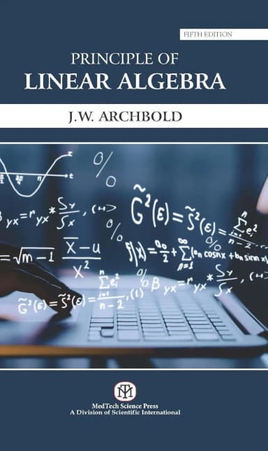 Image of - Principles Of Linear Algebra 5th Edition | Paperback