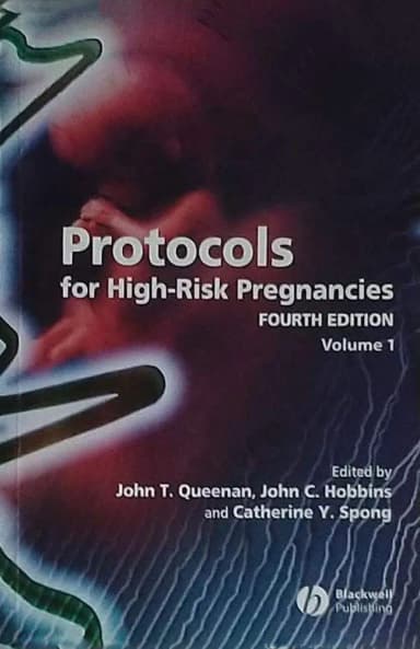 Image of - Protocols For High-Risk Pregnancies