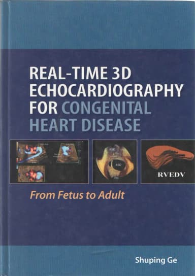 Image of - Real-Time 3D Echocardiography For Congenital Heart Disease | Hardcover