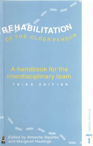 Image of - Rehabilitation Of The Older Person