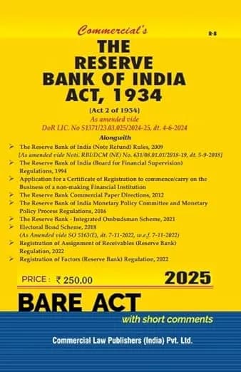 Image of - Reserve Bank of India Act, 1934
