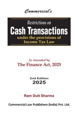 Image of - Restrictions on Cash transactions” under Income Tax law 2nd Edition
