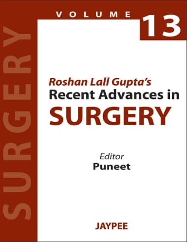 Image of - Roshan Lall Gupta'S Recent Advances In Surgery Vol.13 | Paperback