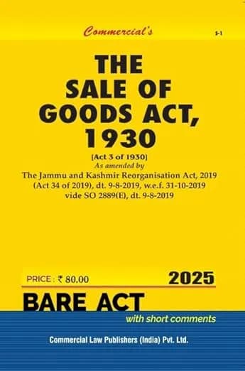 Image of - Sale of Goods Act, 1930