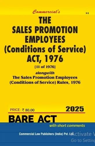 Image of - Sales Promotion Employees (Conditions of Service) Act, 1976