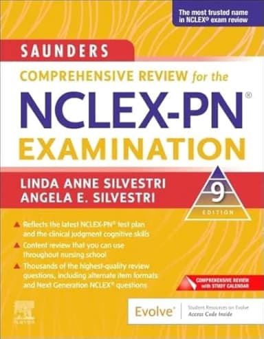 Image of - Saunders Comprehensive Review for the NCLEX-PN Examination-9th Edition