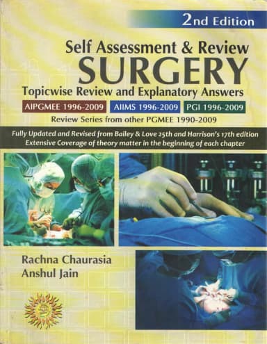 Image of - Self Assessment And Review Surgery:Topicwise Review And Explanatory Answers | Paperback