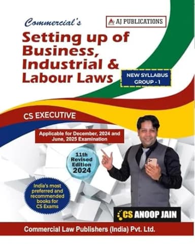 Image of - Setting Up of Business, Industrial and Labour Laws 11th Edition