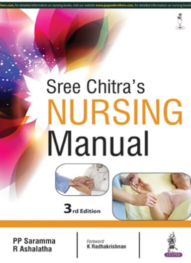 Image of - Sree Chitra'S Nursing Manual | Paperback
