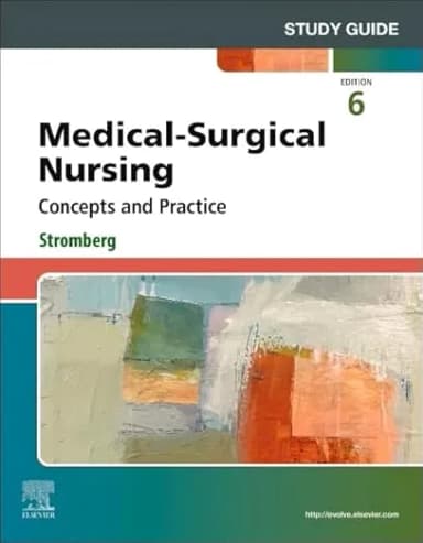 Image of - Study Guide for Medical-Surgical Nursing: Concepts and Practice -6th Edition