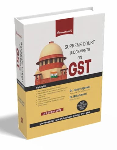 Image of - Supreme Court Judgements on GST 3rd Edition
