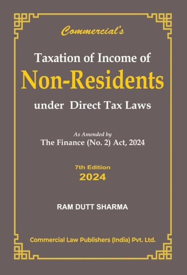 Image of - TAXATION OF INCOME OF NON RESIDENTS UNDER DIRECT TAX LAW 7th Edition