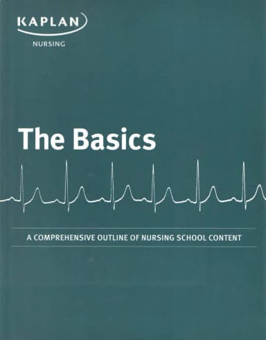 Image of - The Basics-A Comprehensive Outline Of Nursing School Content | Paperback