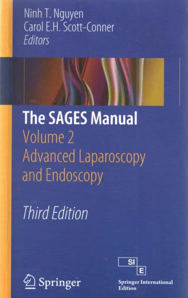 Image of - The Sages Manual Vol.2 Advanced Laparoscopy And Endoscopy | Paperback