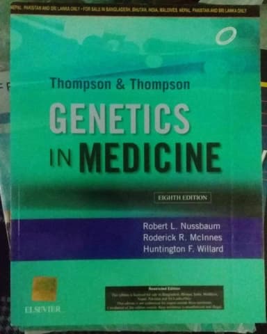 Image of - Thompson & Thompson Genetics in Medicine - 8th Edition