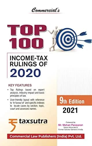 Image of - Top 100 Income-Tax Rulings of 2020 9th Edition