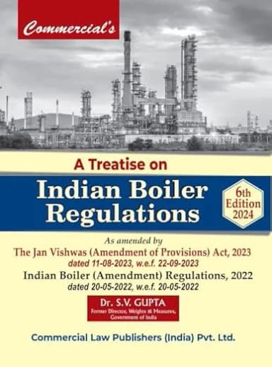 Image of - A Treatise on Indian Boiler Regultations 6th Edition