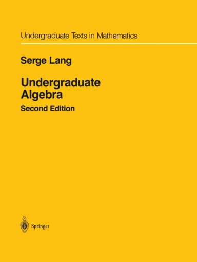 Image of - Undergraduate Algebra | 2nd Edition | Paperback
