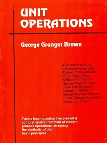 Image of - Unit Operations | Paperback