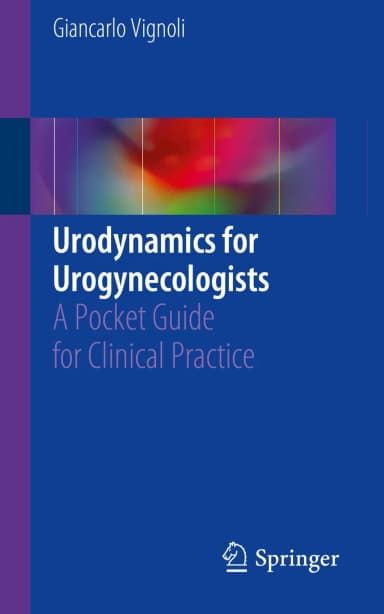 Image of - Urodynamics for Urogynecologists A Pocket Guide for Clinical Practice | Paperback