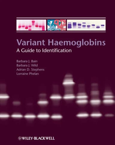 Image of - Variant Haemoglobins A Guide to Identification | Hardcover
