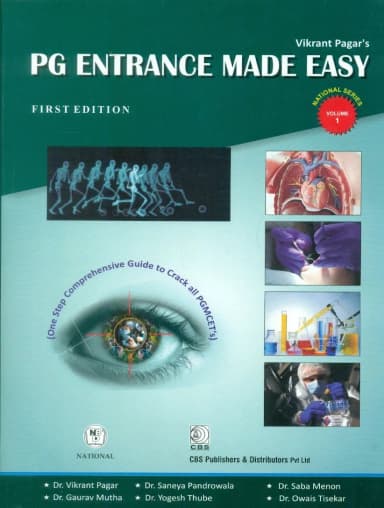 Image of - Vikrant Pagar's PG Entrance Made Easy | Paperback