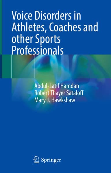 Image of - Voice Disorders In Athletes Coaches And Other Sports Professionals | Hardcover
