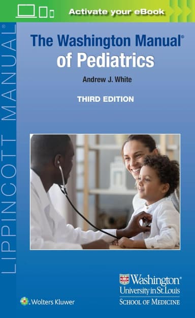 Image of - The Washington Manual Of Pediatrics With Access Code Third Edition | Paperback