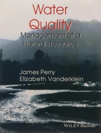 Image of - Water Quality Management of a Natural Resources | Paperback