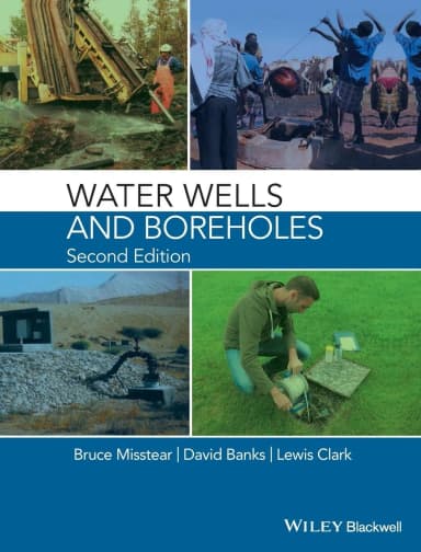 Image of - Water Wells and Boreholes | 2nd Edition | Hardcover