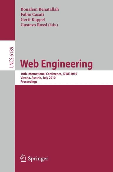 Image of - Web Engineering | Paperback