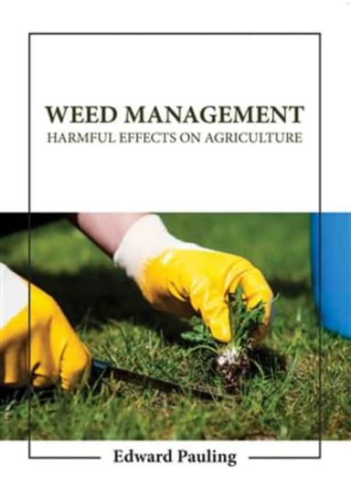 Image of - Weed Management Harmful Effects In Agriculture | Hardcover