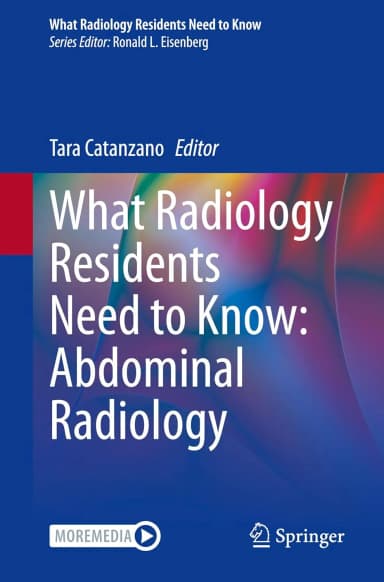 Image of - What Radiology Residents Need To Know Abdominal Radiology | Paperback