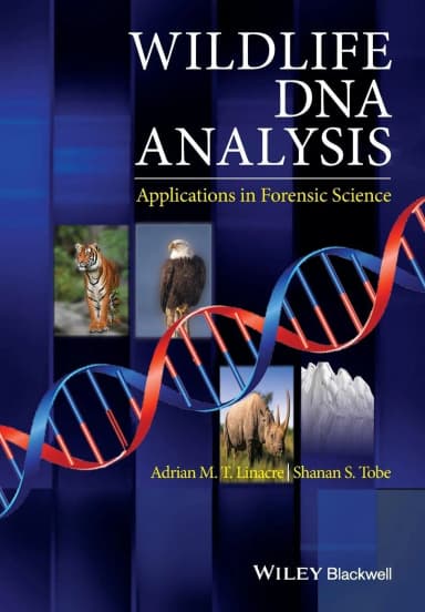 Image of - Wildlife ANA Analysis Applications in Forensic Science | Paperback