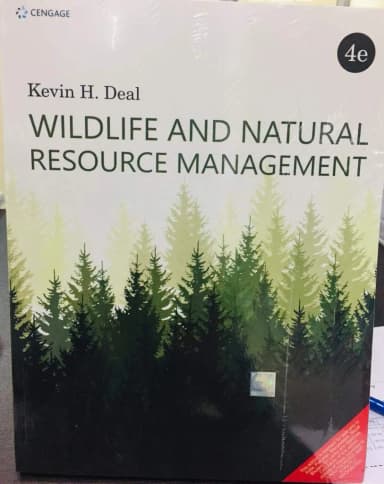 Image of - Wildlife and Natural Resource Management | 4th Edition | Paperback