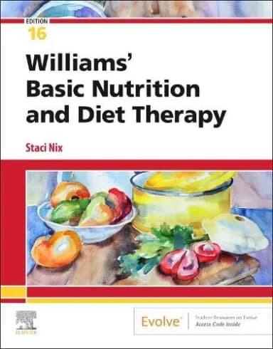 Image of - Williams Basic Nutrition And Diet Therapy 16th Edition | Paperback