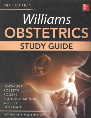 Image of - Williams Obstetrics Study Guide (Ie) | Paperback