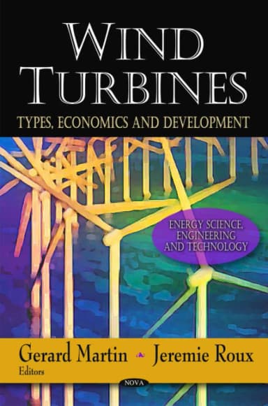 Image of - Wind Turbines Types | Economics and Development | Hardcover