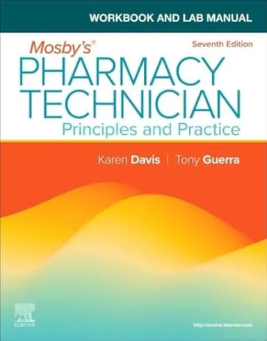 Image of - Workbook and Lab Manual for Mosby's Pharmacy Technician: Principles and Practice -7th Edition