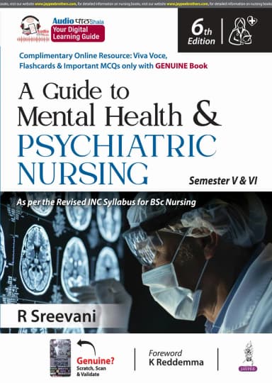 Image of - A Guide To Mental Health & Psychiatric Nursing (Semester V & VI)