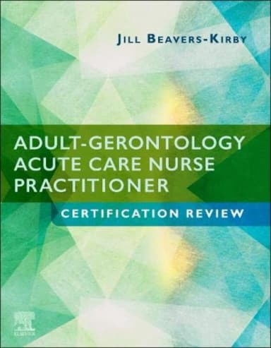 Image of - Adult-Gerontology Acute Care Nurse Practitioner Certification Review-1E