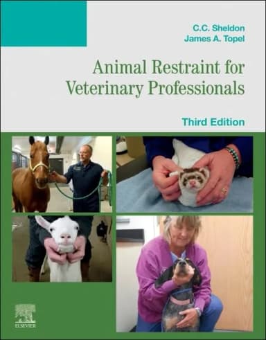 Image of - Animal Restraint for Veterinary Professionals - 3E