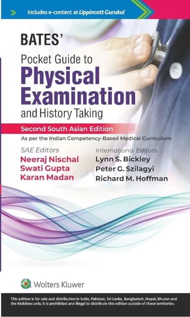 Thumbnail - Bates’ Pocket Guide to Physical Examination and History Taking (SAE) -2nd Edition