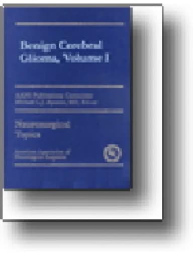 Image of - Benign Cerebral Gliomas Volume I - 1st Edition