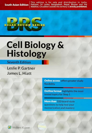 Image of - BRS Cell Biology and Histology - 7E
